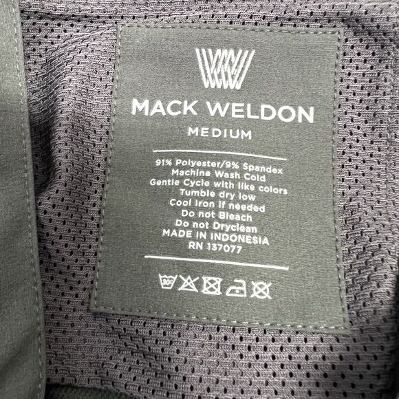 Mack Weldon Jogger Asphalt Gray Sz Medium Ribbed Cuffs Drawstring NO Belt Loops - Picture 3 of 8